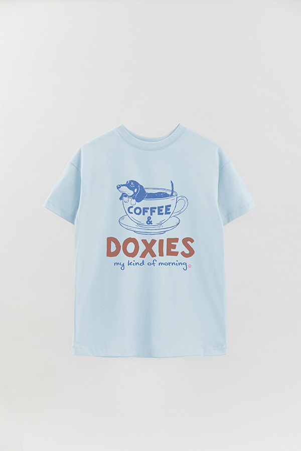 REMERA OVER ESTAMPADA DOG DOXIS