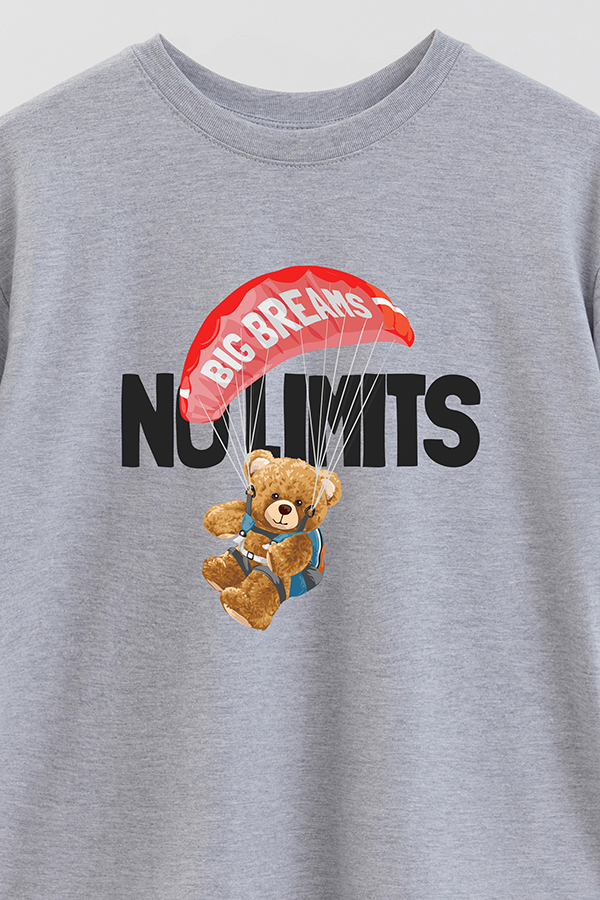 REMERA OVER ESTAMPADA UNISEX NO LIMITS