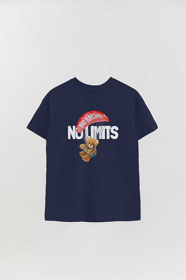 REMERA OVER ESTAMPADA UNISEX NO LIMITS