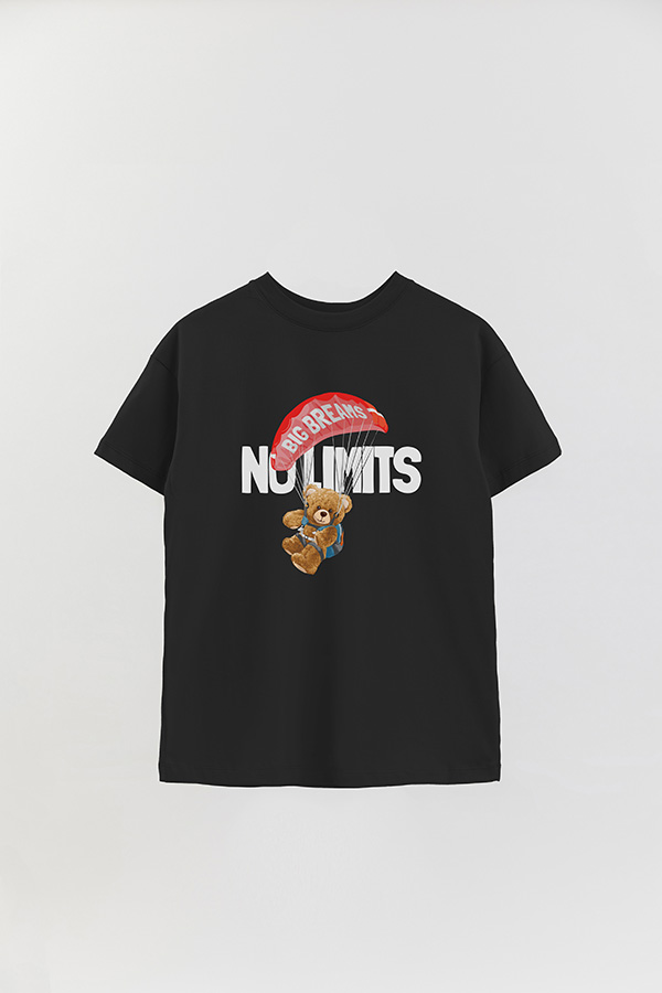 REMERA OVER ESTAMPADA UNISEX NO LIMITS