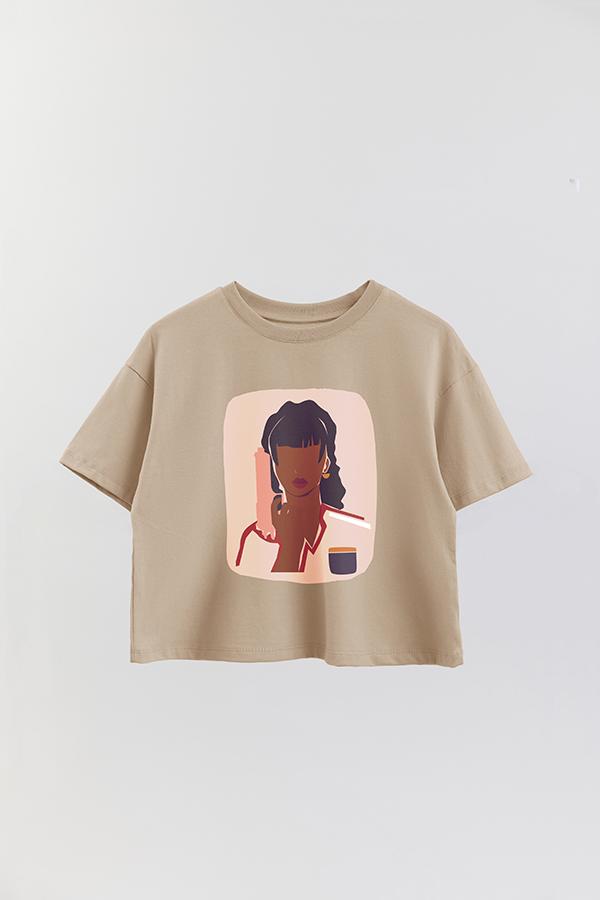 REMERA CROP ESTAMPADA ART 61