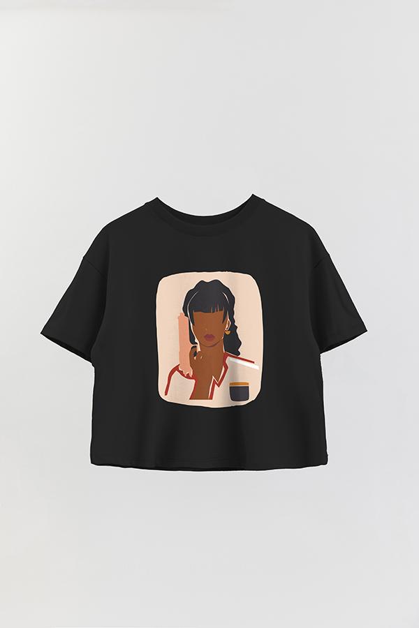 REMERA CROP ESTAMPADA ART 61
