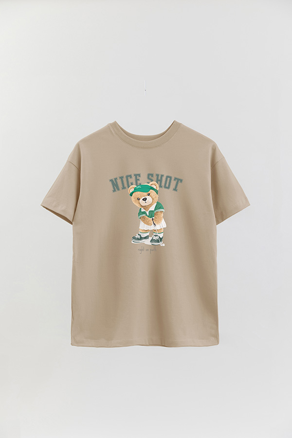 REMERA OVER ESTAMPADA UNISEX NICE SHOT