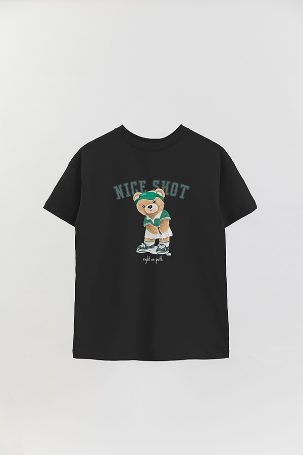 REMERA OVER ESTAMPADA UNISEX NICE SHOT