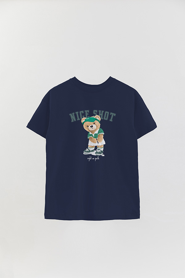 REMERA OVER ESTAMPADA UNISEX NICE SHOT