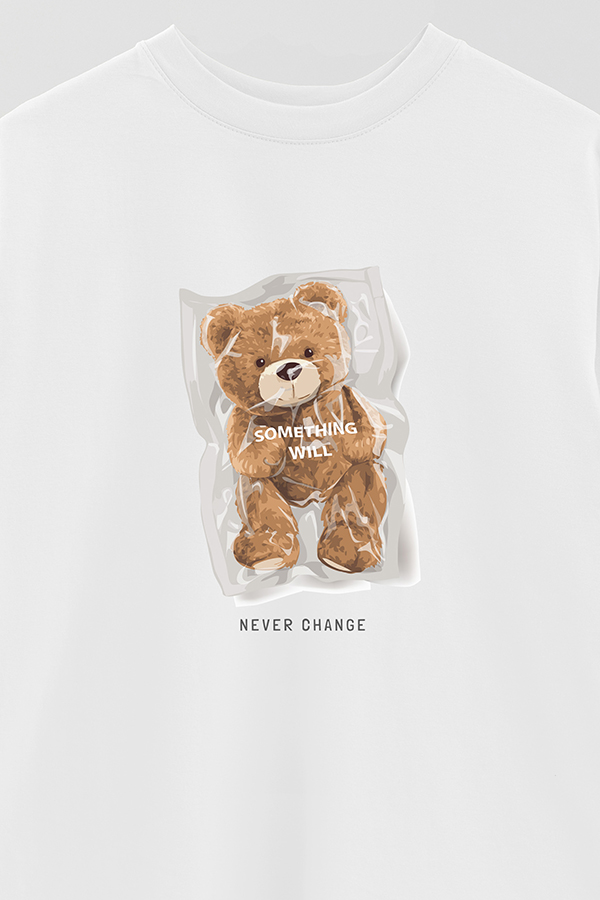 REMERA OVER ESTAMPADA UNISEX NEVER CHANGE