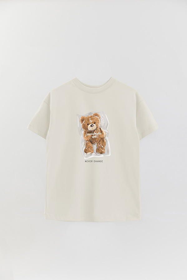 REMERA OVER ESTAMPADA UNISEX NEVER CHANGE