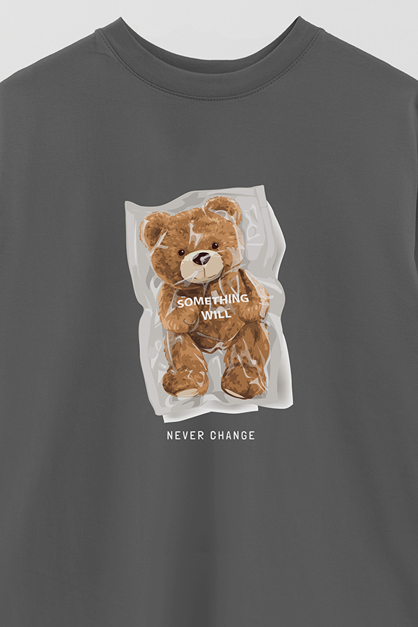 REMERA OVER ESTAMPADA UNISEX NEVER CHANGE