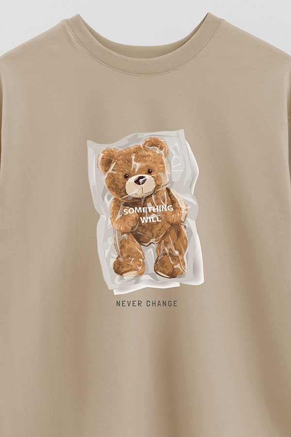 REMERA OVER ESTAMPADA UNISEX NEVER CHANGE