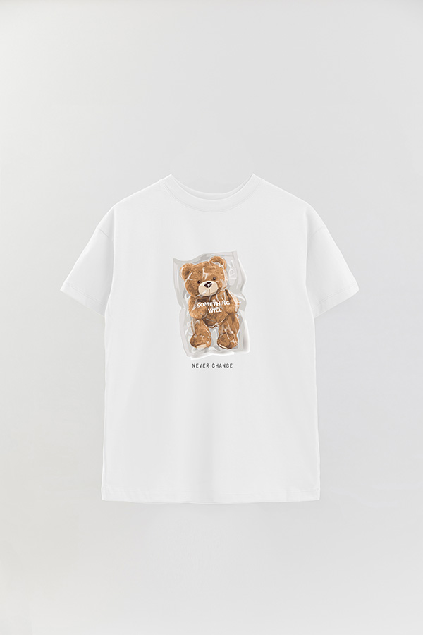 REMERA OVER ESTAMPADA UNISEX NEVER CHANGE