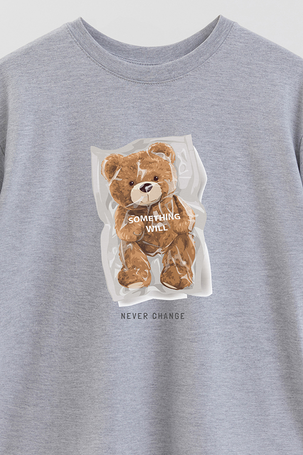 REMERA OVER ESTAMPADA UNISEX NEVER CHANGE