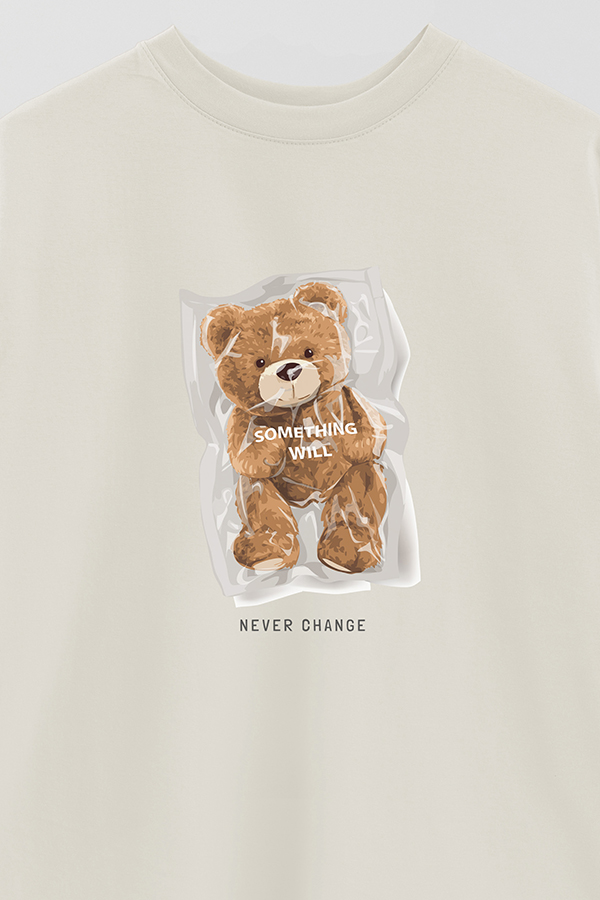 REMERA OVER ESTAMPADA UNISEX NEVER CHANGE
