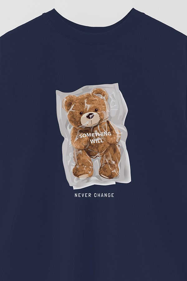 REMERA OVER ESTAMPADA UNISEX NEVER CHANGE