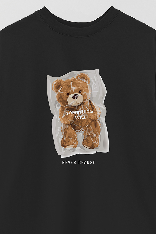 REMERA OVER ESTAMPADA UNISEX NEVER CHANGE
