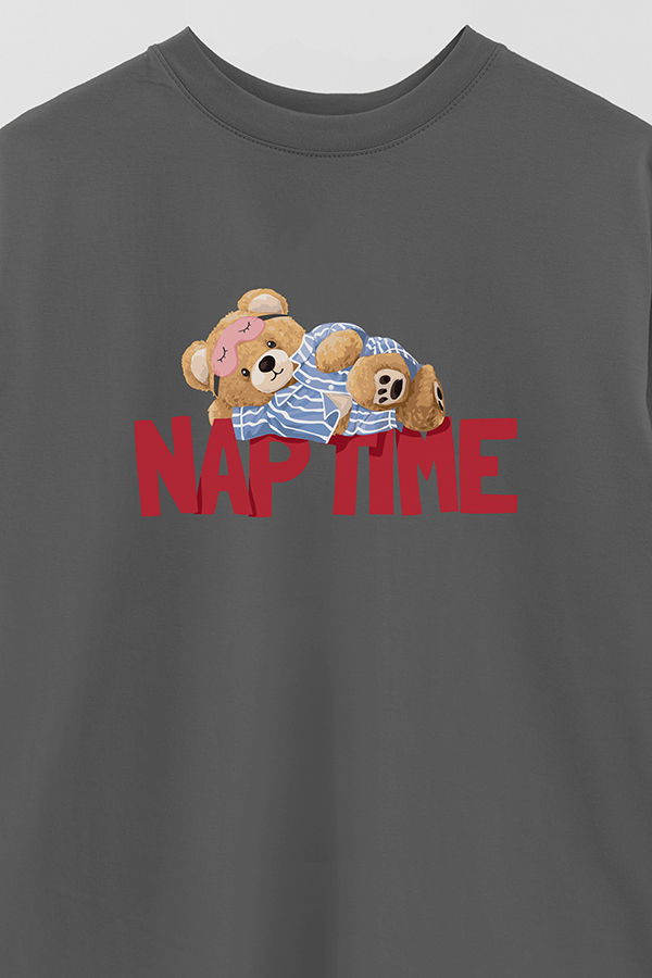 REMERA OVER ESTAMPADA UNISEX NAP TIME