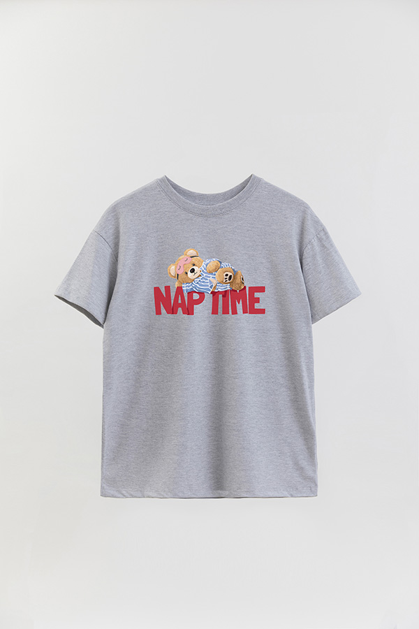 REMERA OVER ESTAMPADA UNISEX NAP TIME