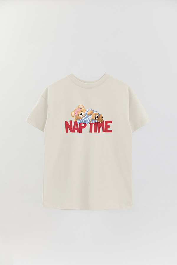 REMERA OVER ESTAMPADA UNISEX NAP TIME
