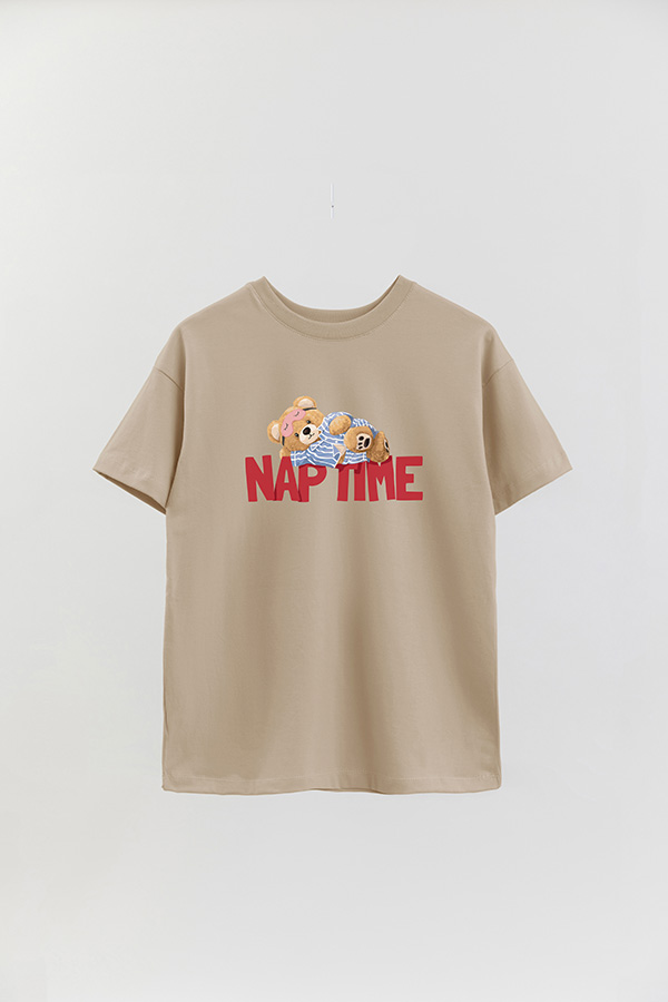 REMERA OVER ESTAMPADA UNISEX NAP TIME