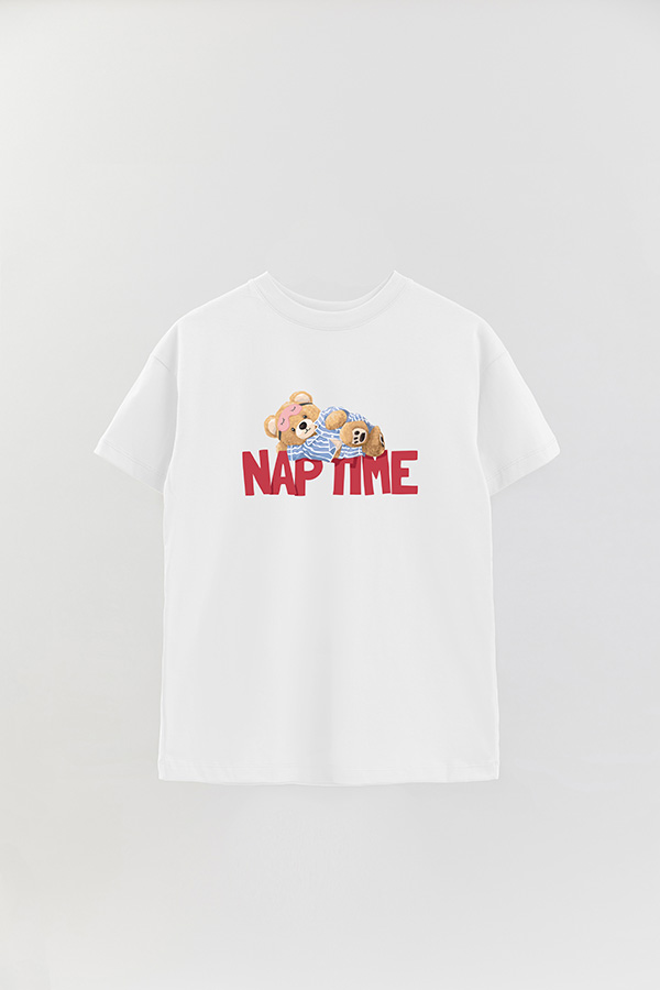 REMERA OVER ESTAMPADA UNISEX NAP TIME