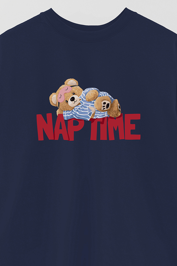 REMERA OVER ESTAMPADA UNISEX NAP TIME