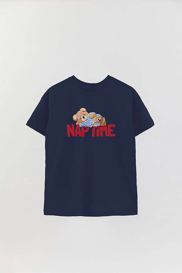 REMERA OVER ESTAMPADA UNISEX NAP TIME