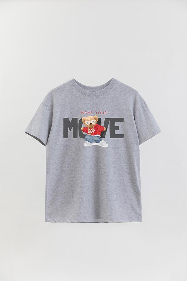 REMERA OVER ESTAMPADA UNISEX MAKE YOUR MOVES