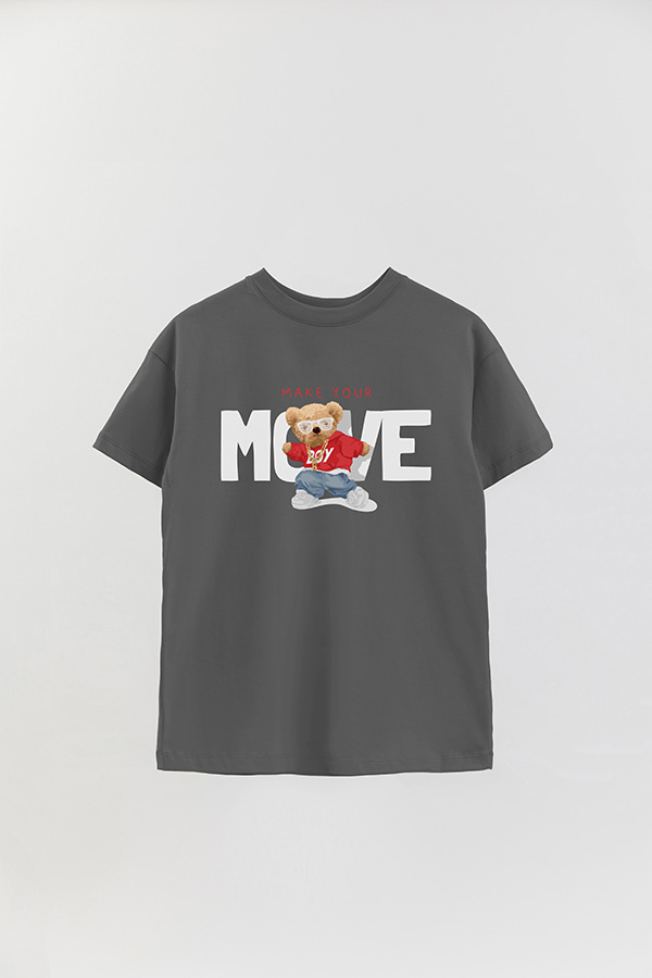 REMERA OVER ESTAMPADA UNISEX MAKE YOUR MOVES