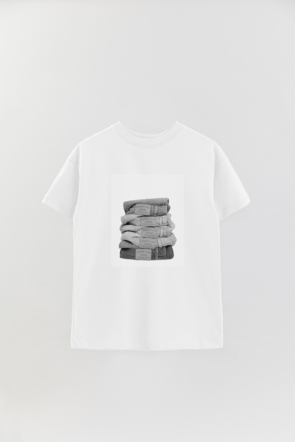 REMERA OVER ESTAMPADA MAGAZINE 100