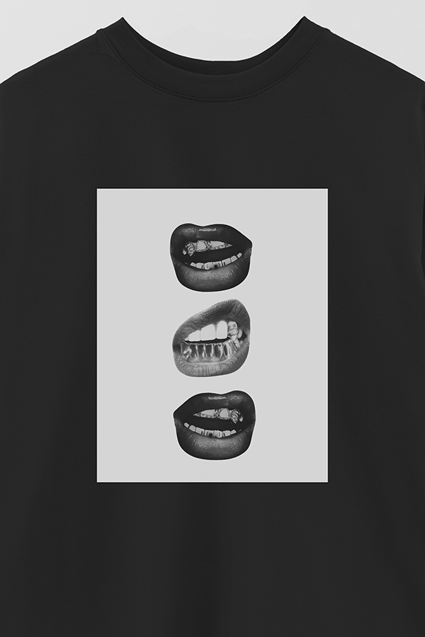 REMERA OVER ESTAMPADA MAGAZINE 64