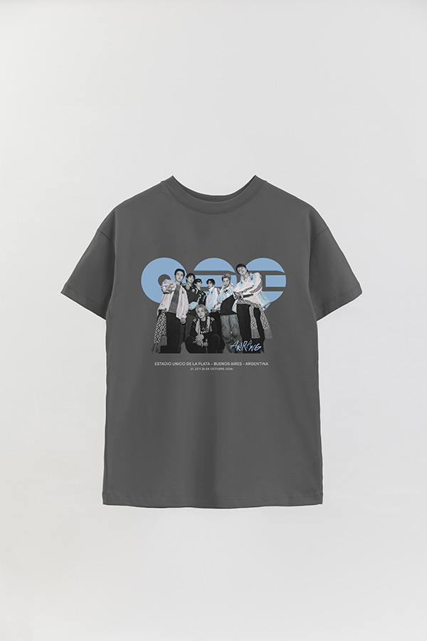 REMERA OVER ESTAMPADA BTS ARGENTINA