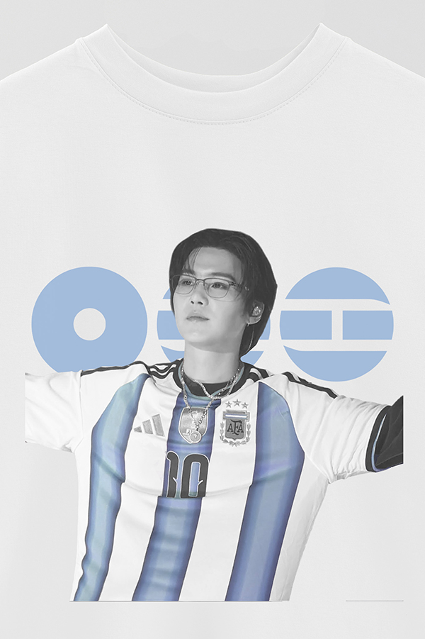 REMERA OVER ESTAMPADA BTS ARGENTINA SUGA