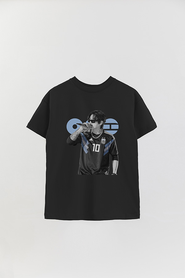 REMERA OVER ESTAMPADA BTS ARGENTINA JUNGKOOK
