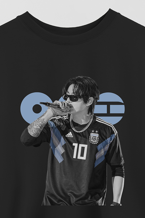 REMERA CROP ESTAMPADA BTS ARGENTINA JUNGKOOK