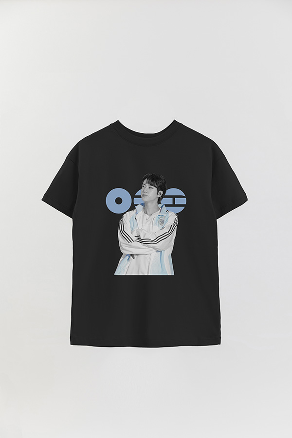 REMERA OVER ESTAMPADA BTS ARGENTINA JIN