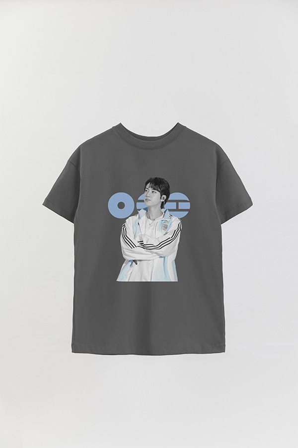 REMERA OVER ESTAMPADA BTS ARGENTINA JIN
