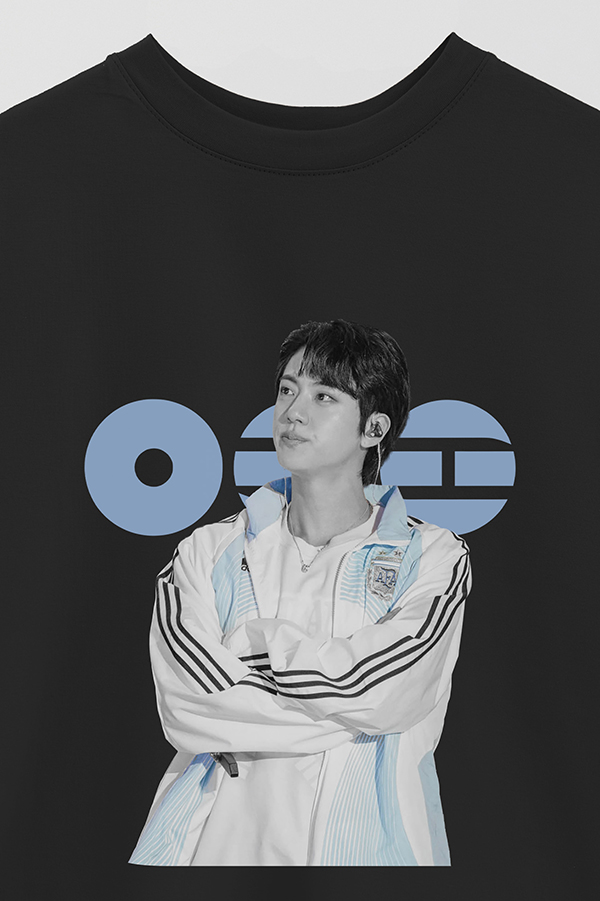 REMERA OVER ESTAMPADA BTS ARGENTINA JIN