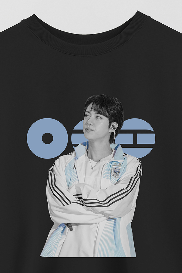 REMERA CROP ESTAMPADA BTS ARGENTINA JIN