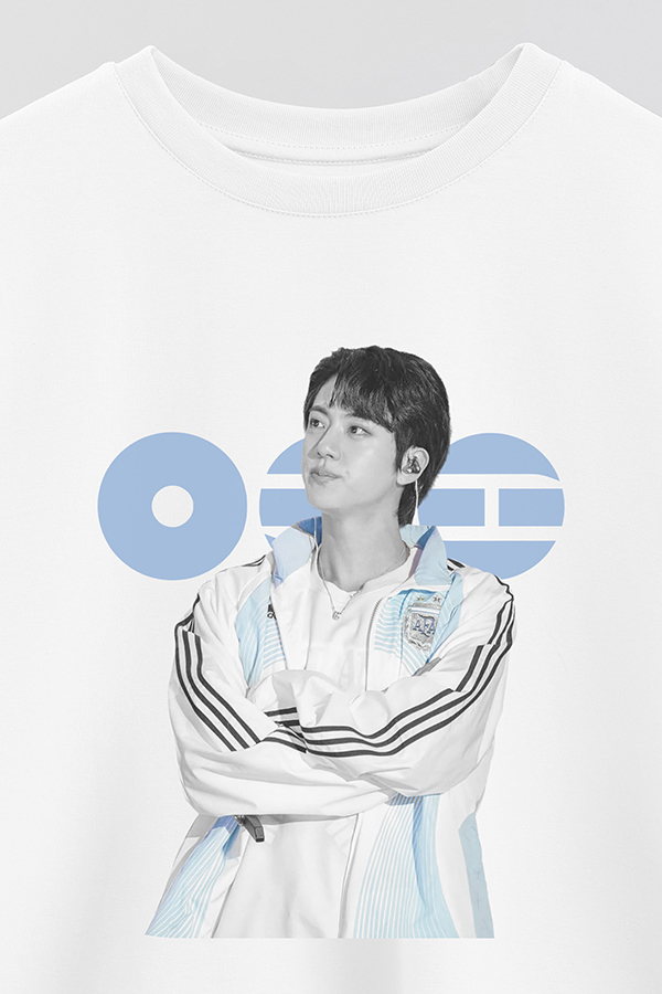 REMERA CROP ESTAMPADA BTS ARGENTINA JIN