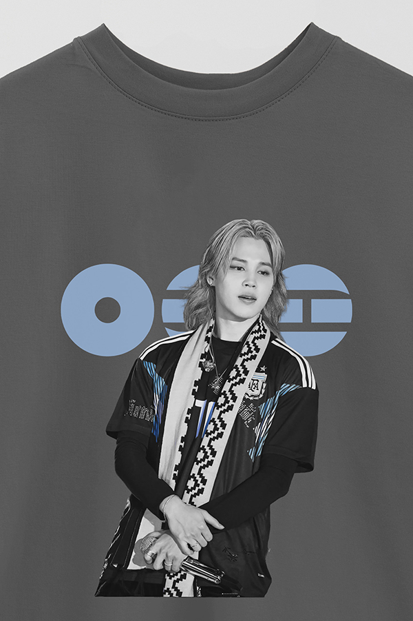 REMERA OVER ESTAMPADA BTS ARGENTINA JIMIN