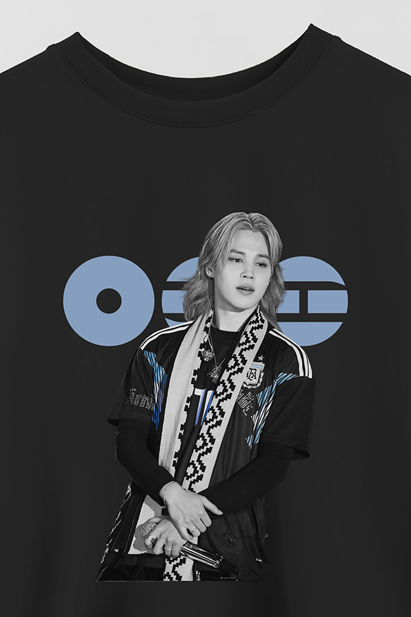 REMERA CROP ESTAMPADA BTS ARGENTINA JIMIN