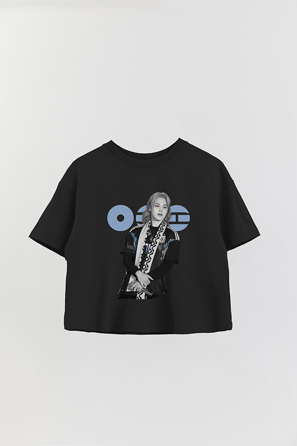 REMERA CROP ESTAMPADA BTS ARGENTINA JIMIN