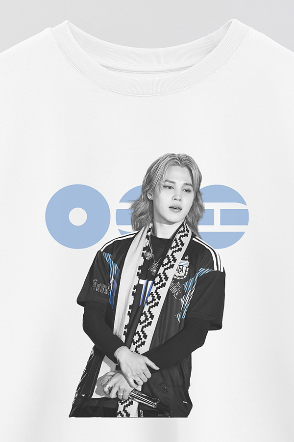 REMERA CROP ESTAMPADA BTS ARGENTINA JIMIN