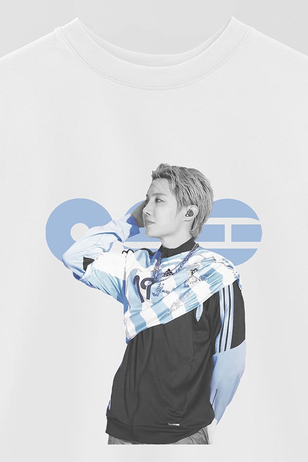 REMERA OVER ESTAMPADA BTS ARGENTINA JHOPE