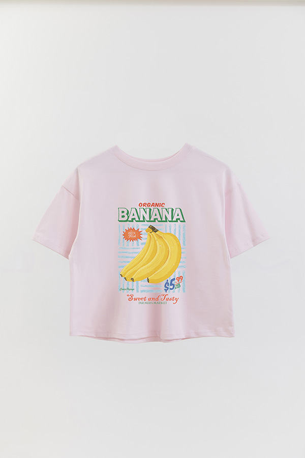REMERA CROP ESTAMPADA FRSP ORGANIC BANANA 2