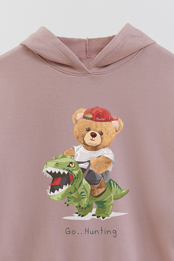 HOODIE RUSTICO BOY TEDDY GO HUNTING