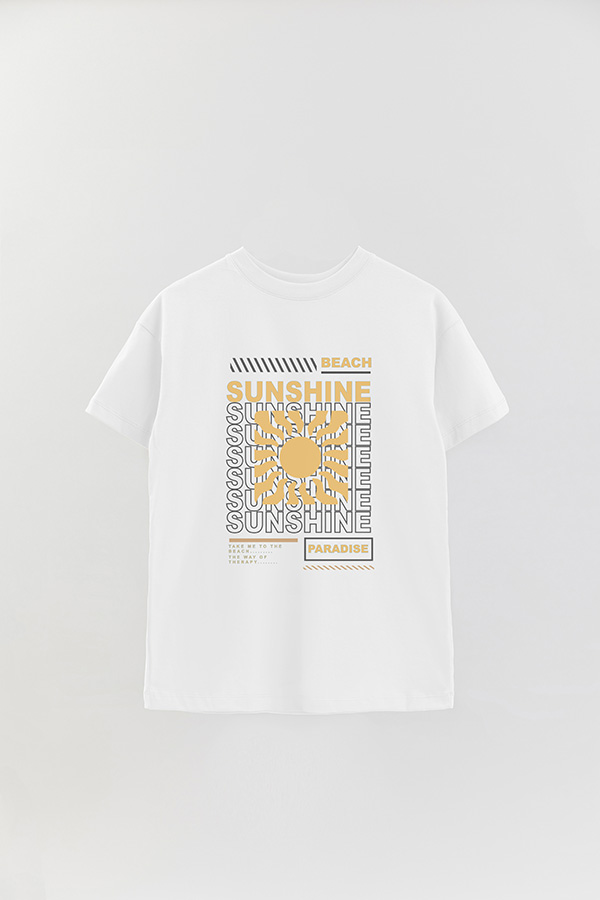 REMERA OVER ESTAMPADA SUNSHINE