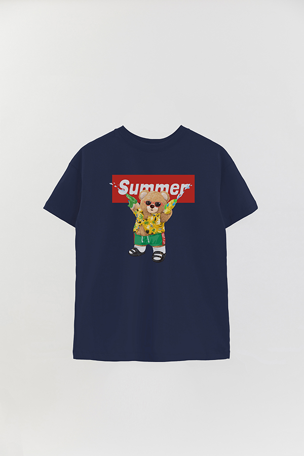 REMERA OVER ESTAMPADA UNISEX TEDDY SUMMER