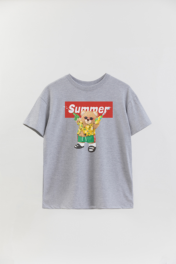 REMERA OVER ESTAMPADA UNISEX TEDDY SUMMER