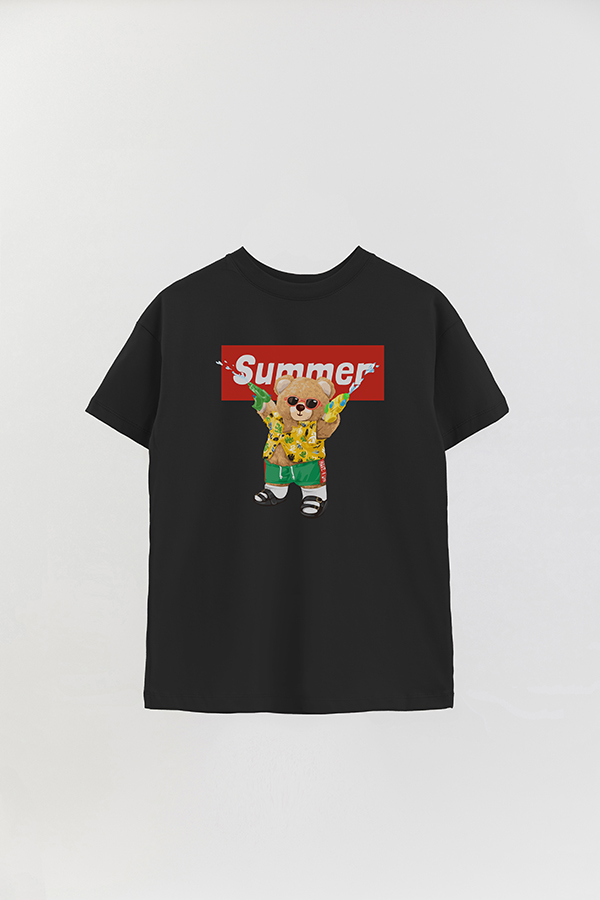 REMERA OVER ESTAMPADA UNISEX TEDDY SUMMER
