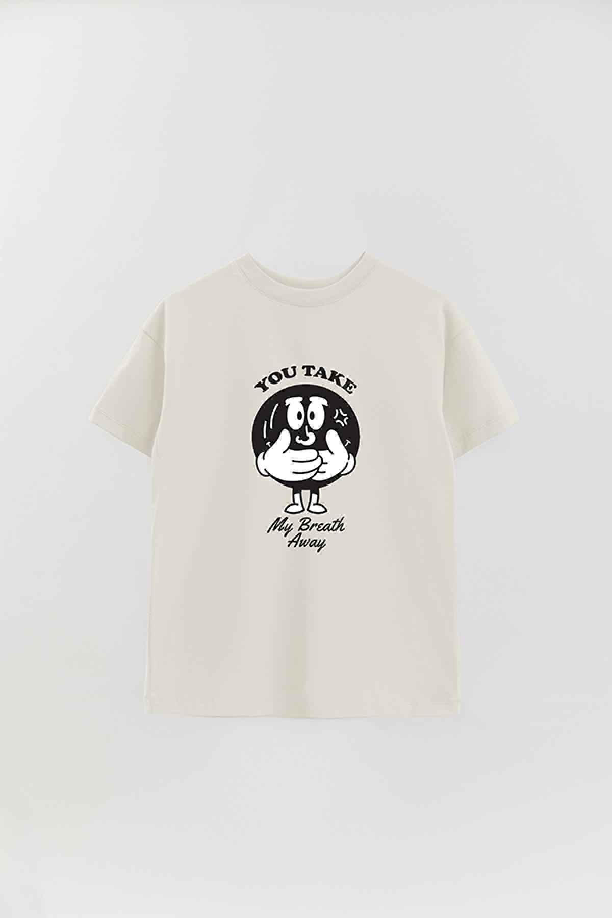 REMERA OVER ESTAMPADA GP YOU TAKE MY BREATH AWAY